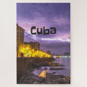 Quebra-cabeça Ilhas Costeiras Cuba Havana À Noite