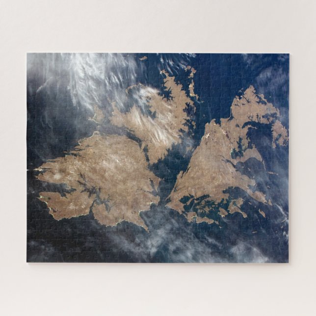 Quebra-cabeça Ilhas Falkland (Ilhas Malvinas). (Horizontal)