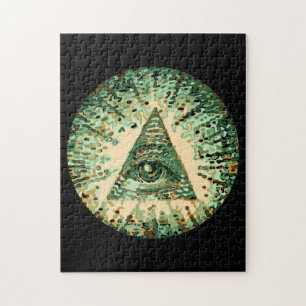Quebra-cabeça Illuminati de Camuflagem Legal e Única
