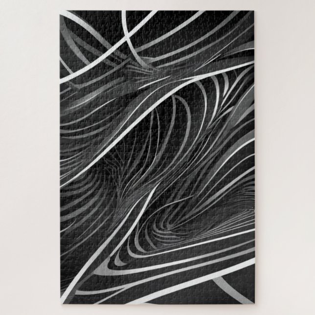 Quebra-cabeça Illusão óptica abstrato (Vertical)