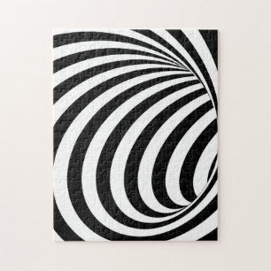 Quebra-cabeça Ilusão Óptica de Buraco Espiral 3D