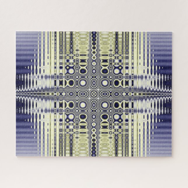 Quebra-cabeça Ilusão Óptica Fractal (Horizontal)