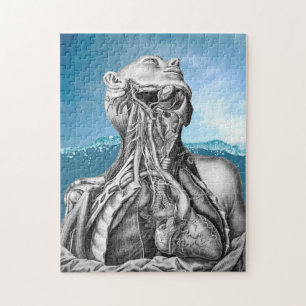 Quebra-cabeça Ilustração anatômica Surrealismo oceânico