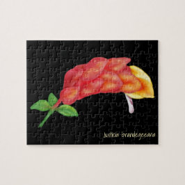 Quebra-cabeça Ilustração da Flor de Camarão Rosa