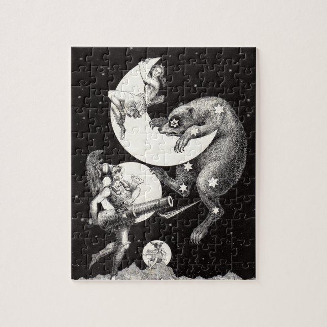 Quebra-cabeça Ilustração da Noite de Deus do Universo Celestial  (Vertical)