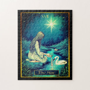 Quebra-cabeça Ilustração da Placa Tarot, A Estrela