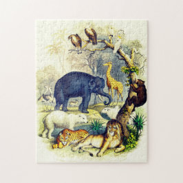 Quebra-cabeça Ilustração de animais de safra de Oliver Goldsmith