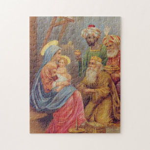 Quebra-cabeça Ilustração de Natal Natividade Jesus