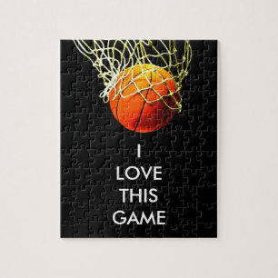 Quebra-cabeça Ilustração de Pintura de Basquete