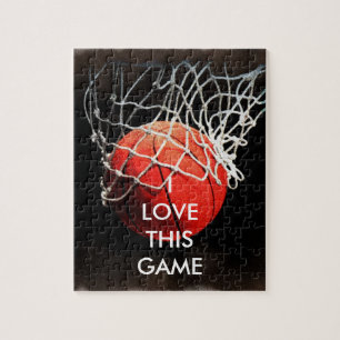 Quebra-cabeça Ilustração de Pintura de Basquete