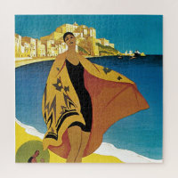 Ilustração de pintura em Viagem francês Vintage