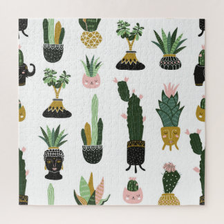 Quebra-cabeça Ilustração de Plantas Tropicais