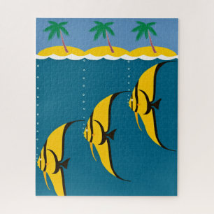 Quebra-cabeça Ilustração de Viagem da Vintage Austrália