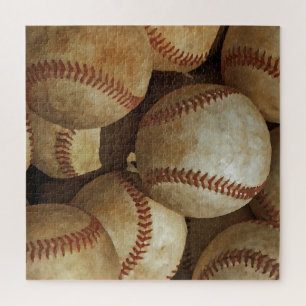 Quebra-cabeça Ilustração Digital de Viagem de Arte Baseball