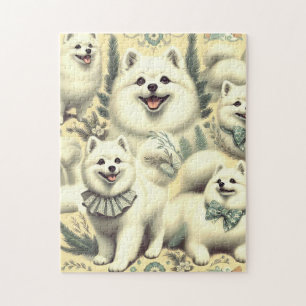 Quebra-cabeça Ilustração Eskimo Retro-Americana