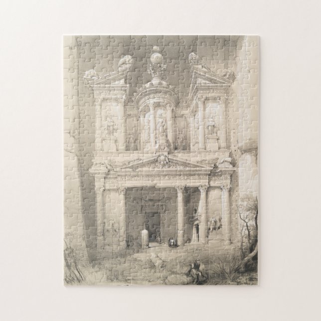 Quebra-cabeça Ilustração Vintage de Petra (1849) (Vertical)