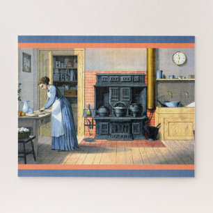 Quebra-cabeça Imagem da Cena Vintage Kitchen