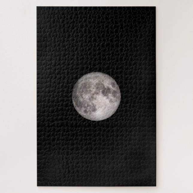 Quebra-cabeça Imagem da NASA da lua de cheio desafiando mais de  (Vertical)