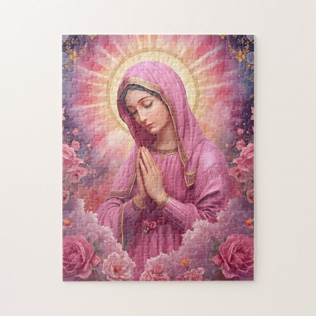 Quebra-cabeça Imagem da Virgem Maria Bendita (Vertical)