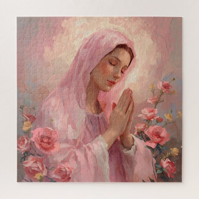 Quebra-cabeça Imagem da Virgem Maria Bendita (Vertical)