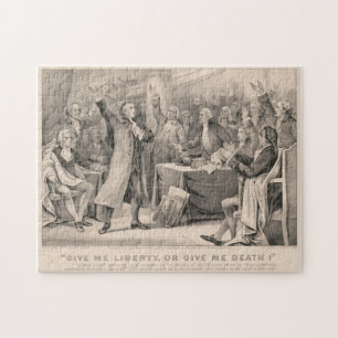 Quebra-cabeça Imagem do discurso de Patrick Henry Liberty ou Dea