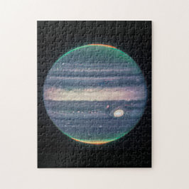 Quebra-cabeça Imagem JWST do Planeta Júpiter no Infravermelho