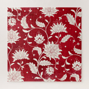 Quebra-cabeça Imitação da porcelana chinesa: pintura floral