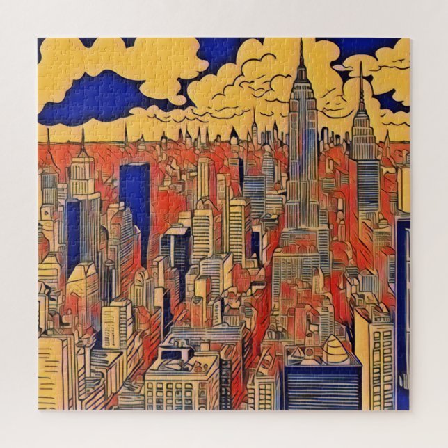 Quebra-cabeça Imóveis — Arte (Vertical)