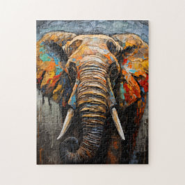 Quebra-cabeça Impasto Elephant