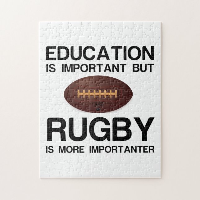 QUEBRA-CABEÇA IMPORTADOR DE RUGBY IMPORTANTE PARA A EDUCAÇÃO (Vertical)
