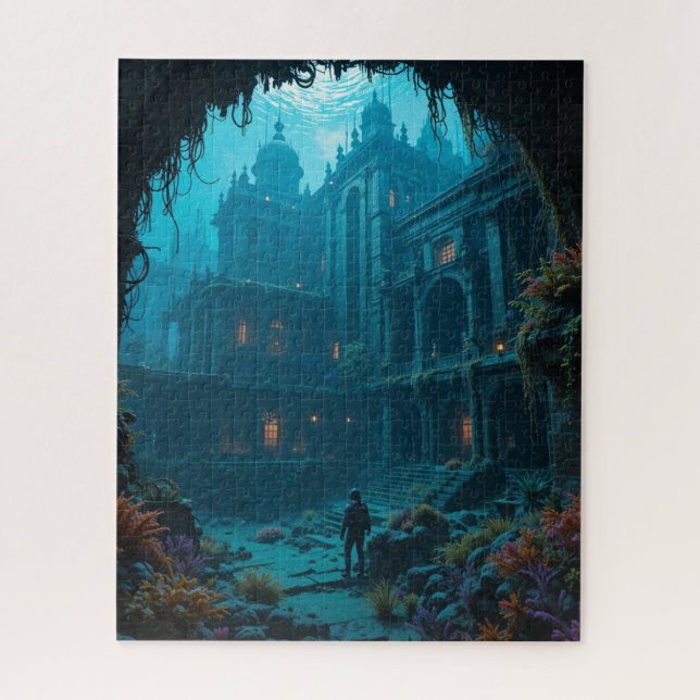 quebra-cabeça impossível - A Metrópole Sunken (Vertical)