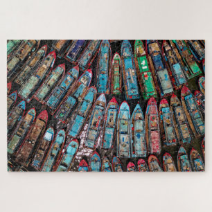 Quebra-cabeça Impossível - Barcos de Pesca