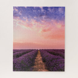 Quebra-cabeça impossível - Campo de Lavanda