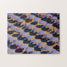 Quebra-cabeça impossível - Guarda-chuvas de praia