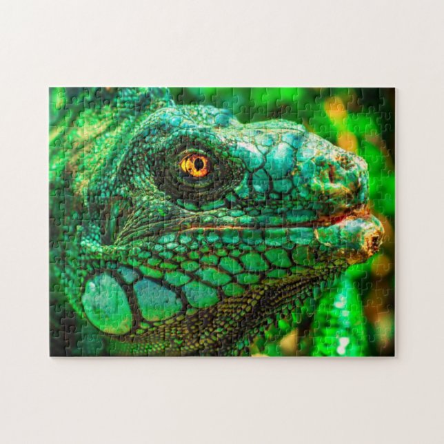 Quebra-cabeça impossível - Iguano (Horizontal)