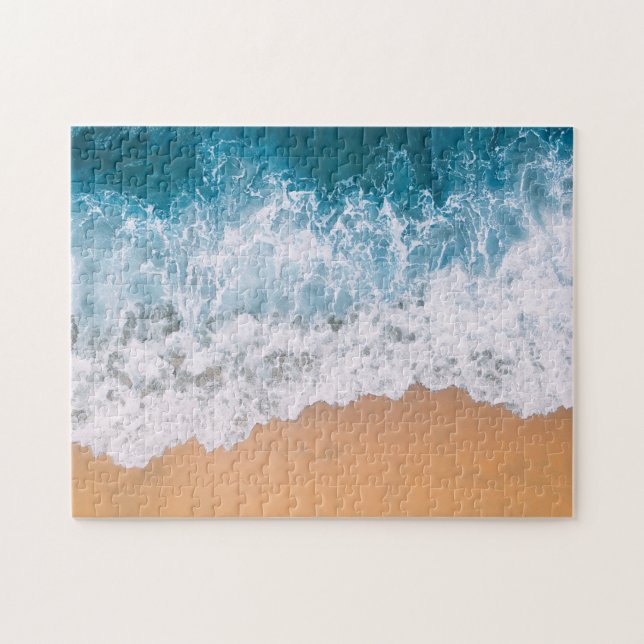 Quebra-cabeça impossível - praia de areia (Horizontal)