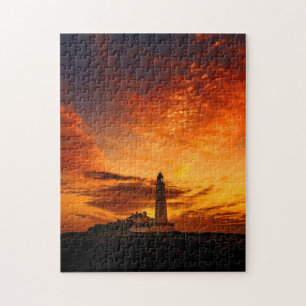Quebra-cabeça Impossível - Sunset No Farol
