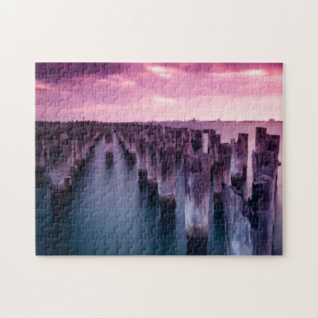 Quebra-cabeça impossível - Sunset no Príer (Horizontal)