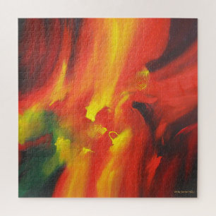 Quebra-cabeça Impressão Abstrato a cores moderna
