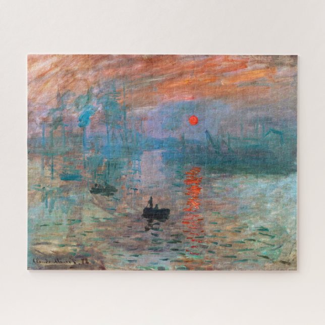 Quebra-cabeça Impressão, ascensão solar | Claude Monet | (Horizontal)