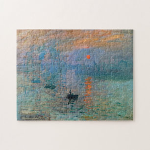 Quebra-cabeça Impressão Aumento do sol por Claude Monet