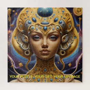 Quebra-cabeça Impressão Cósmica: A Princesa Enigma Celestial
