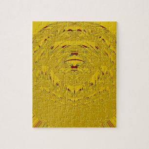 Quebra-cabeça Impressão de Arte da Cabeça do Leão Dourado