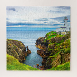 Quebra-cabeça Impressão de arte do farol de Fanad Head na costa