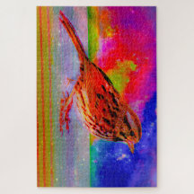 Impressão de Arte do Sonho de Pássaro Cósmico"