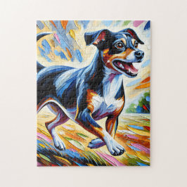 Quebra-cabeça Impressão de Arte em Acrílico de Retrato de Cão Te