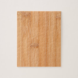 Quebra-cabeça impressão de madeira de bambu-castanha-clara legal