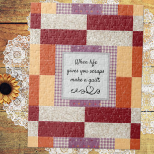 Quebra-cabeça Impressão de Patches de Caixa de Crayon
