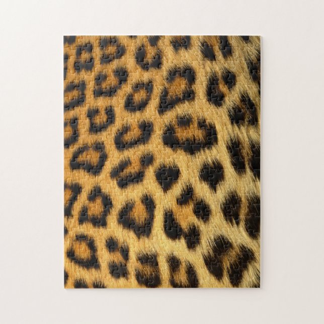 Quebra-cabeça Impressão de peles de leopardo (Vertical)