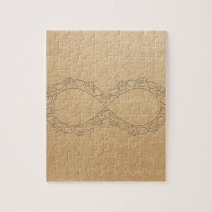 Quebra-cabeça Impressão Infinita De Pata De Cão De Amor